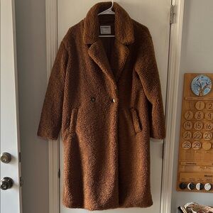 Old Navy Women's Cozy Tan Teddy Jacket